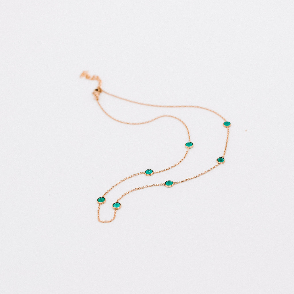 Multi-stone Rylee necklace
