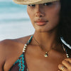 Beaded Organic Amulet necklace