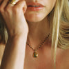 Beaded Organic Amulet necklace