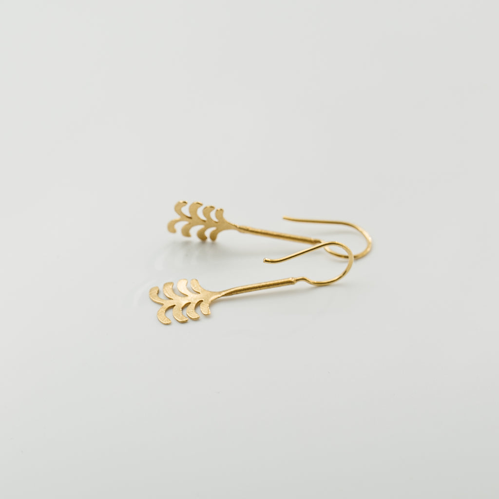 Small Aya Fern earrings