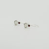 Silver Sakura earrings