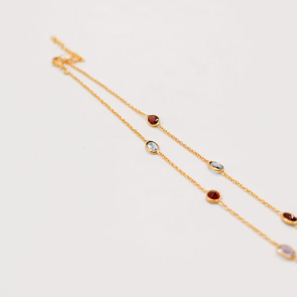 Organic stone necklace