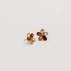 Flower stud earrings