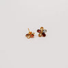 Flower stud earrings