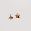 Flower stud earrings