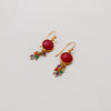 Ruby earrings