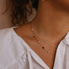 Silver Multi-stone Rylee necklace