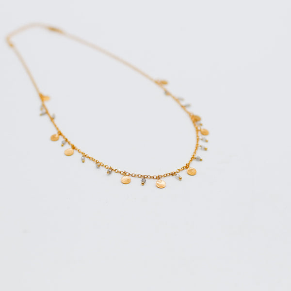 Aurora charm necklace