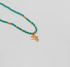 Africa Pendant fully beaded necklace