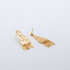 Leaf cluster earrings