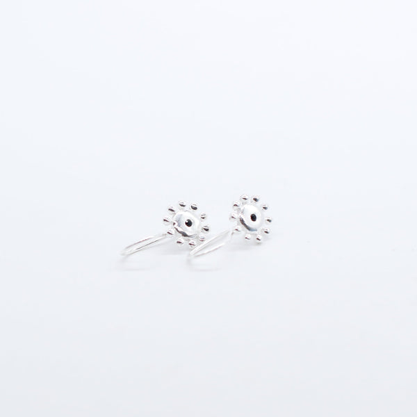 Silver Soleil gemstone earrings