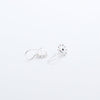 Silver Soleil gemstone earrings