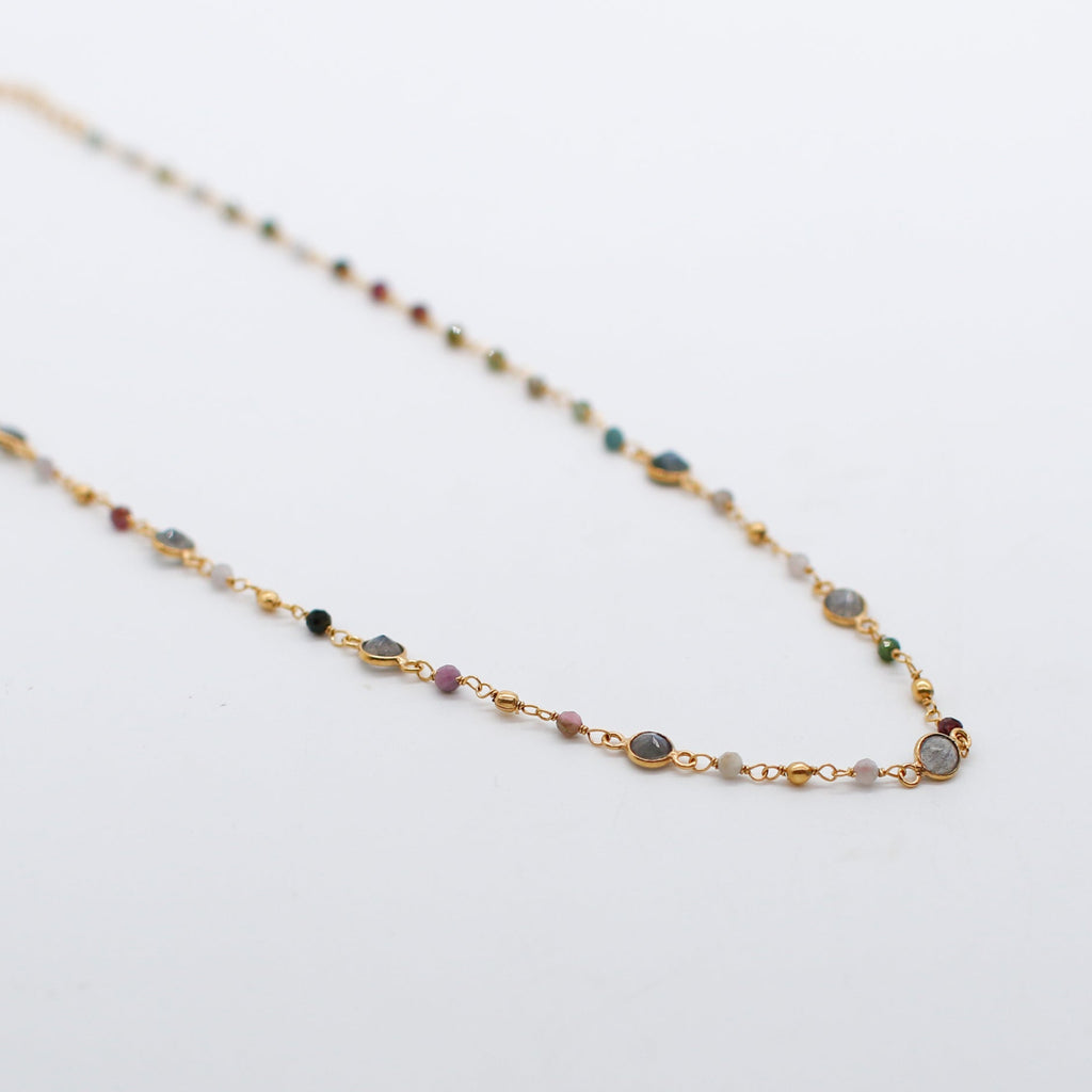 Semi-beaded Rylee necklace