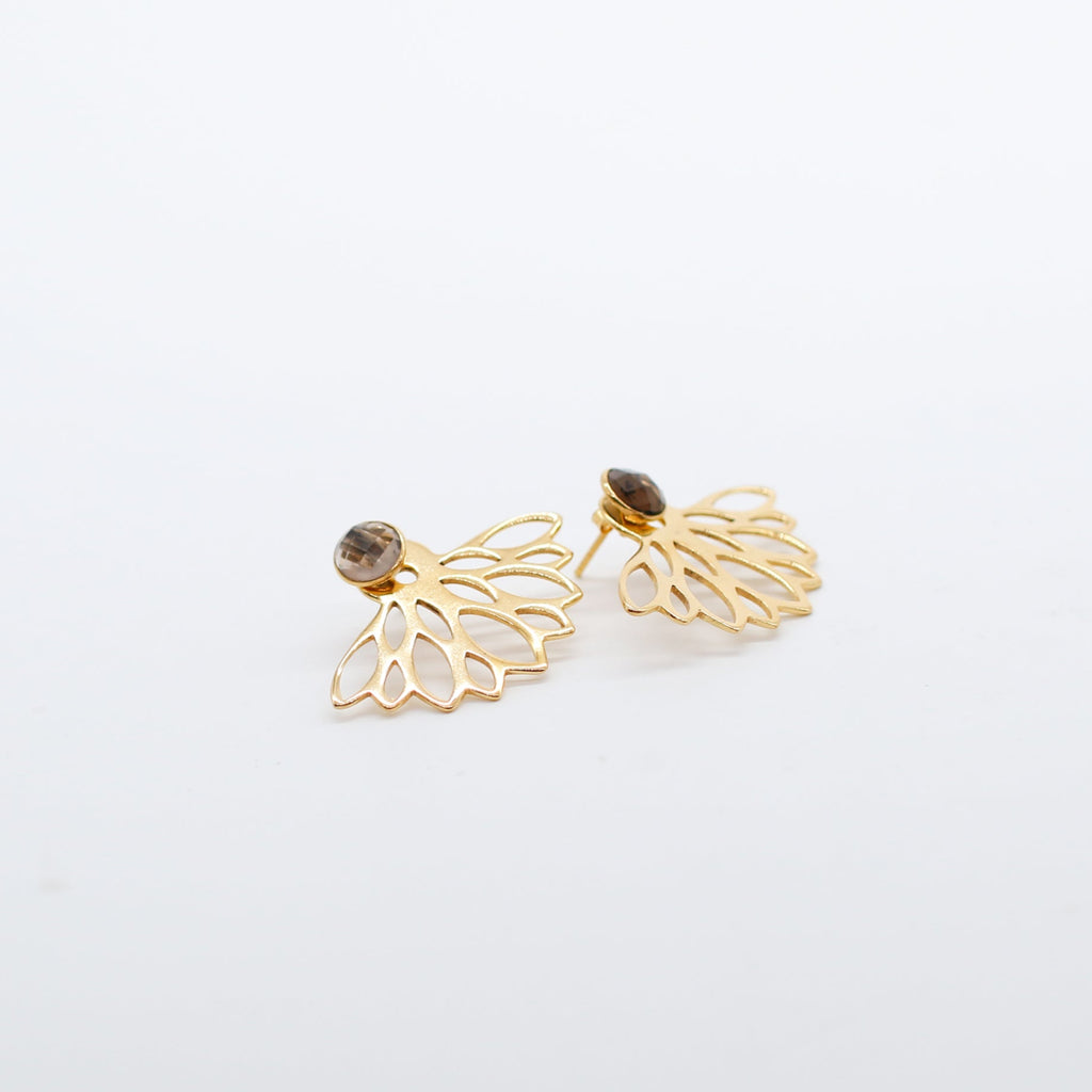 Peacock earrings