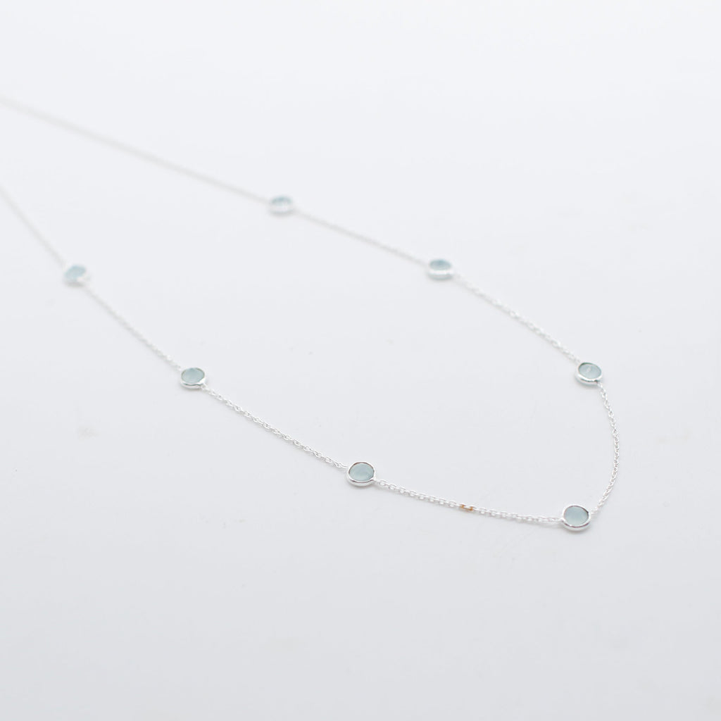 Silver Multi-stone Rylee necklace
