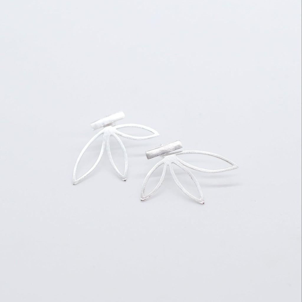 Silver Clover earrings