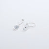 Silver Olive earrings