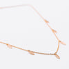 Oval disk necklace