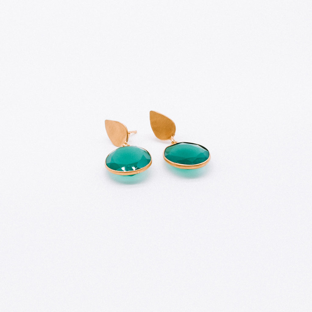 Amber earrings