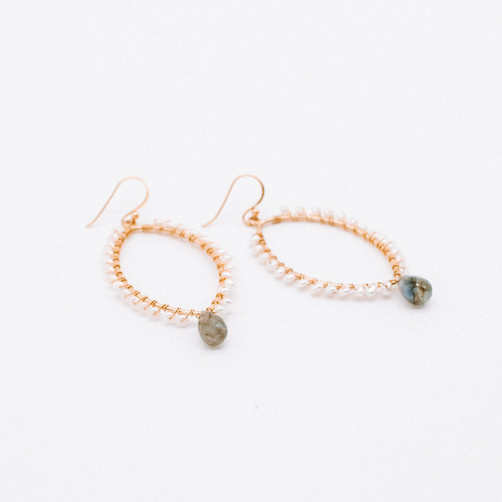 Pearl earrings