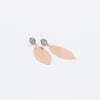 solid leaf earrings
