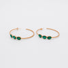 Oversized hoop earrings
