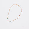 Rainbow multi-stone necklace