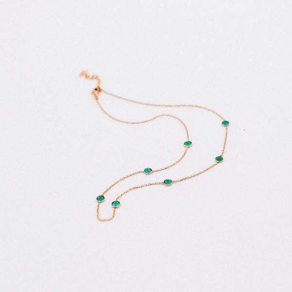 Multi-stone Rylee necklace