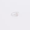 Siver hand beaten ring
