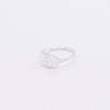 Siver hand beaten ring
