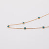 Multi-stone Rylee necklace