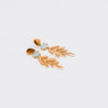 Drop leaf earrings